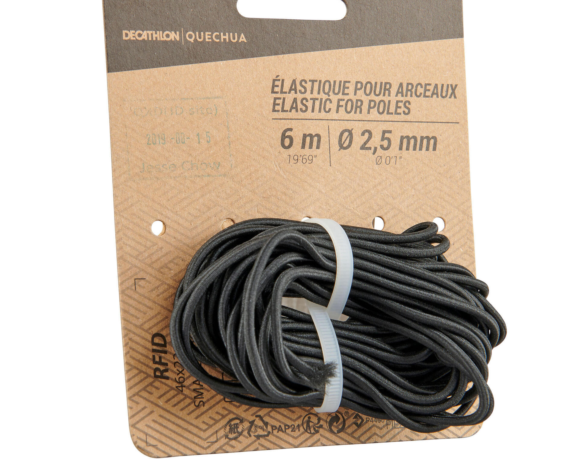 2 boucles rapides 20mm sac à dos