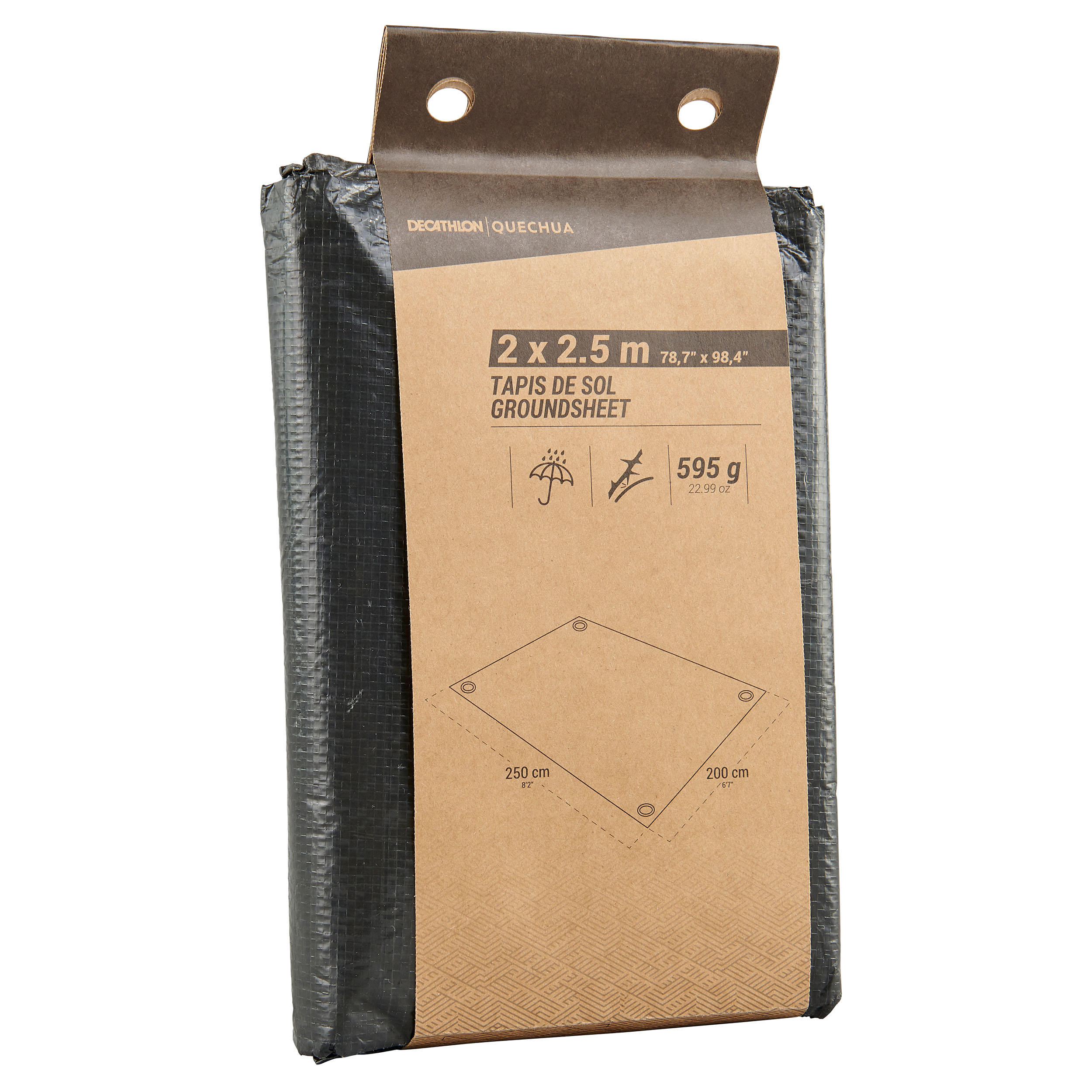 Waterproof mat 2 x 2.5 m - QUECHUA