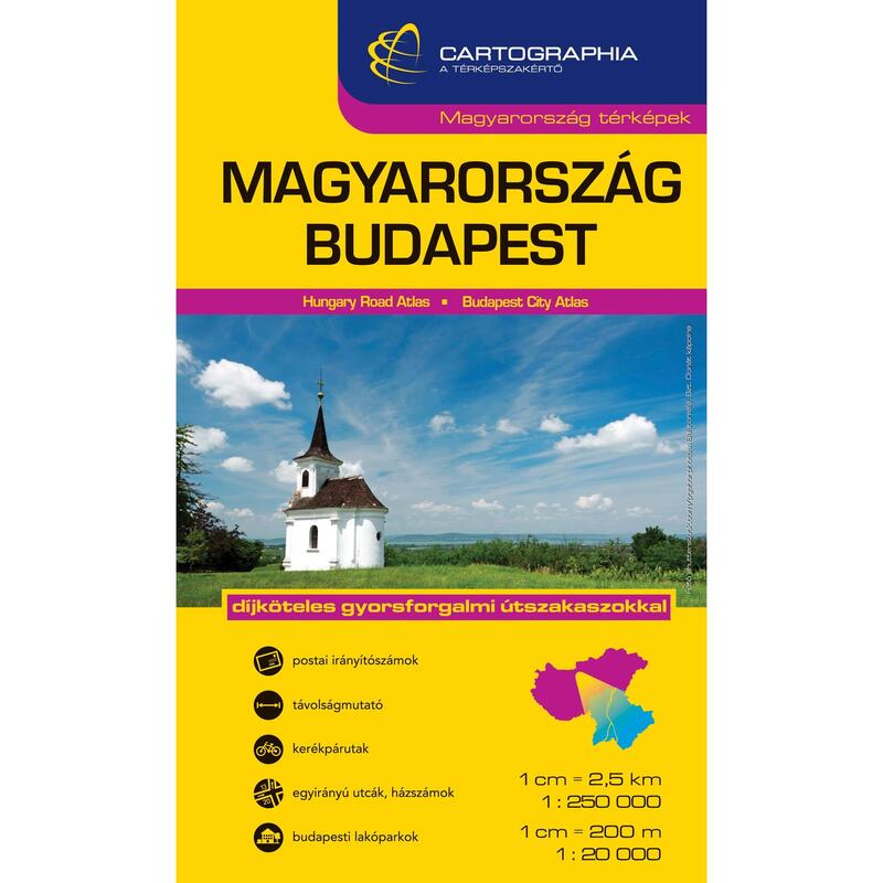 Magyarország + Budapest kombi atlasz