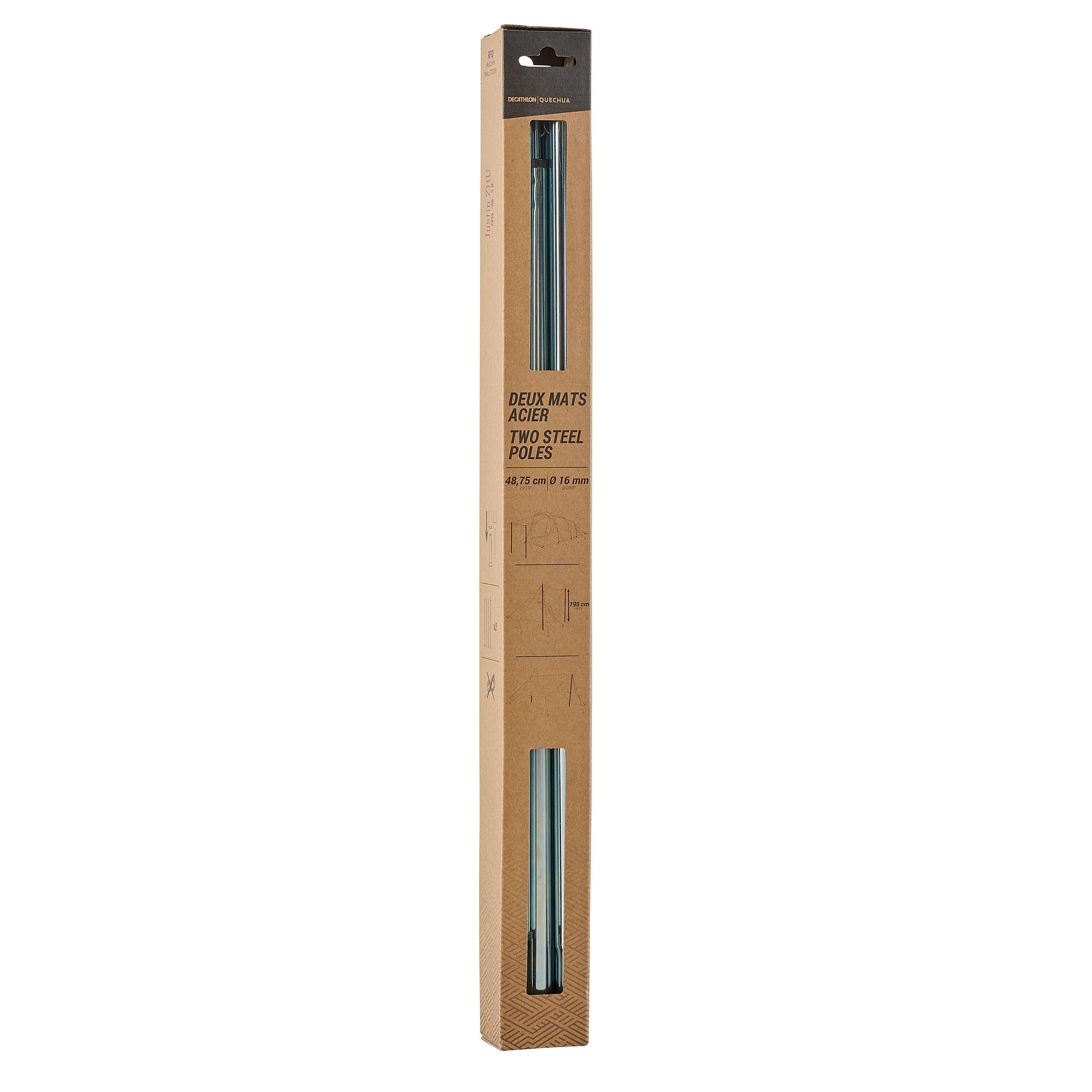 2 Camping Poles - QUECHUA