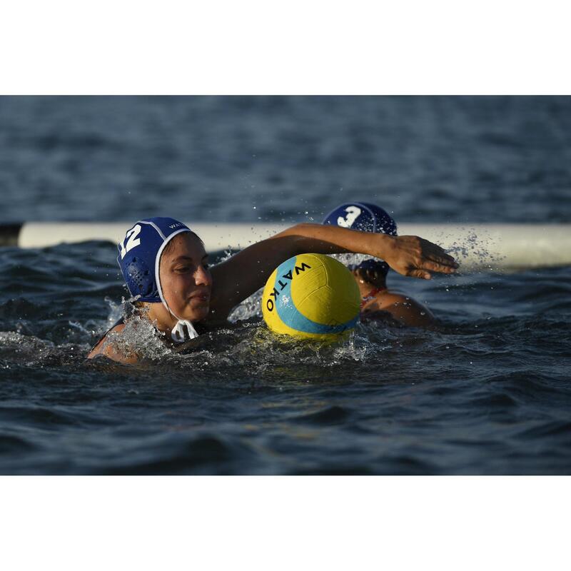 Badmuts waterpolo 500 volwassenen blauw