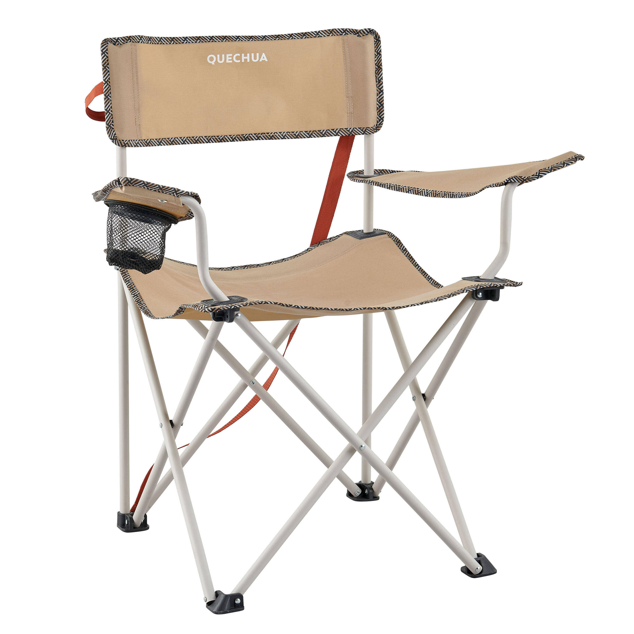 Camping Folding Armchair - Beige -  1