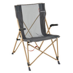 Ga naar beneden mesh Reusachtig Comfortabele vouwstoel met armleuningen voor de camping | QUECHUA |  Decathlon.nl