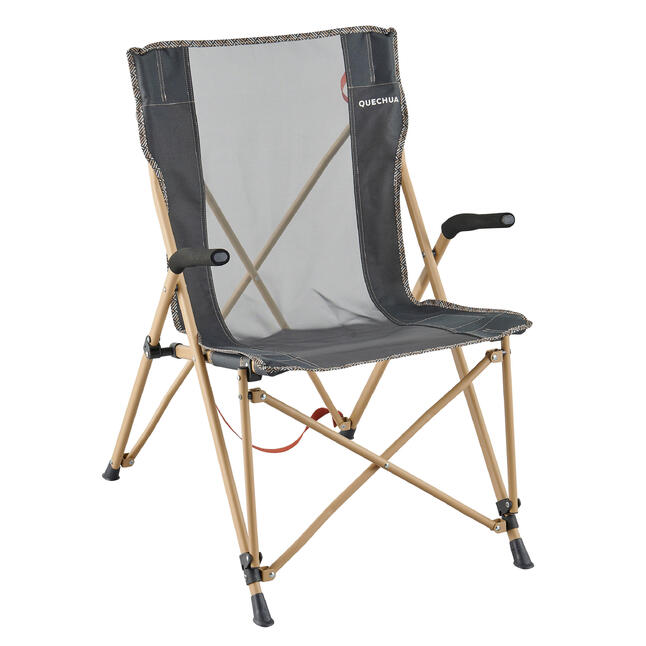 Comfortable Folding Camping Chair QUECHUA Decathlon