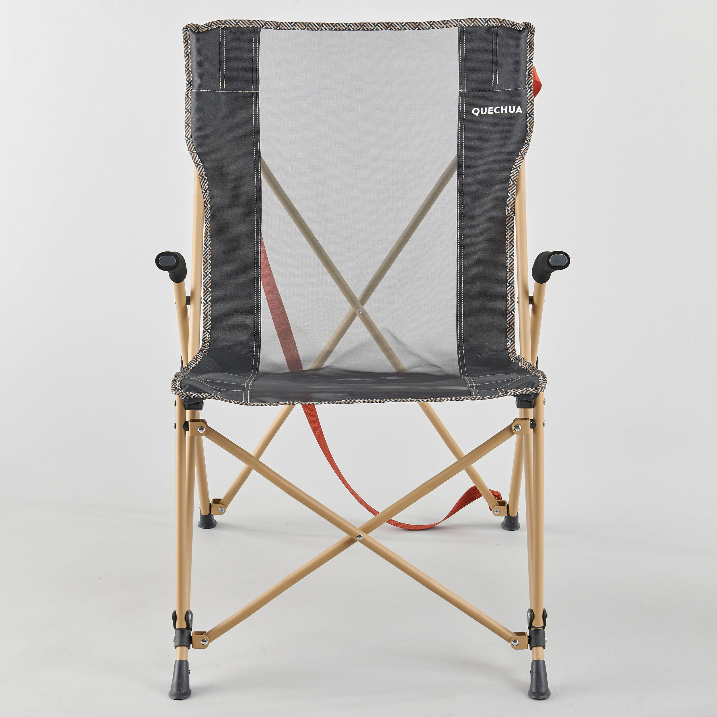Ga naar beneden mesh Reusachtig Comfortabele vouwstoel met armleuningen voor de camping | QUECHUA |  Decathlon.nl