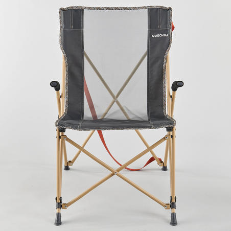 Chaise de camping pliante- noir