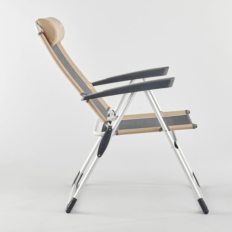 Cadeira Desdobrável Confortável para Campismo - Reclinável - Aço / Alumínio