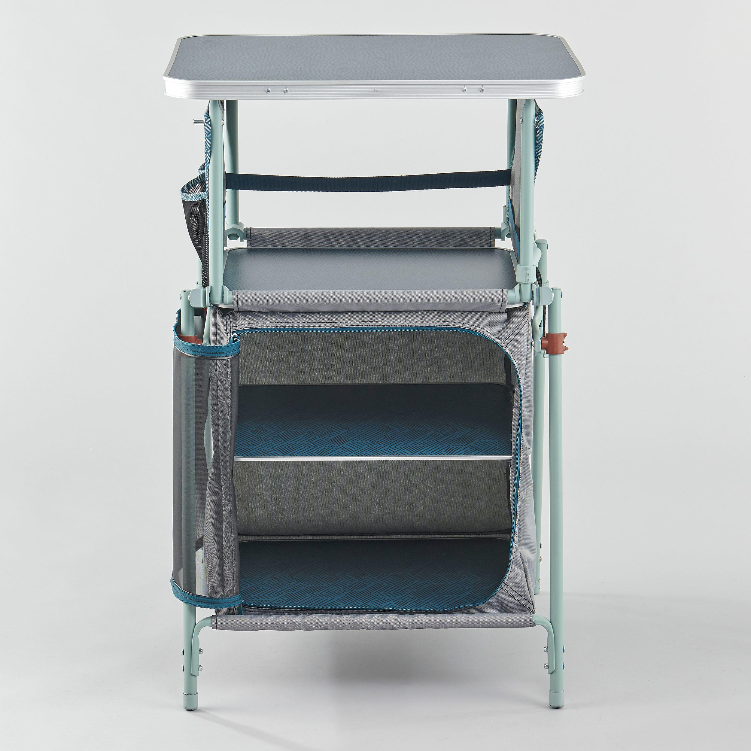 Compact Storage Unit - Verdigris, Dark petrol blue - Quechua - Decathlon