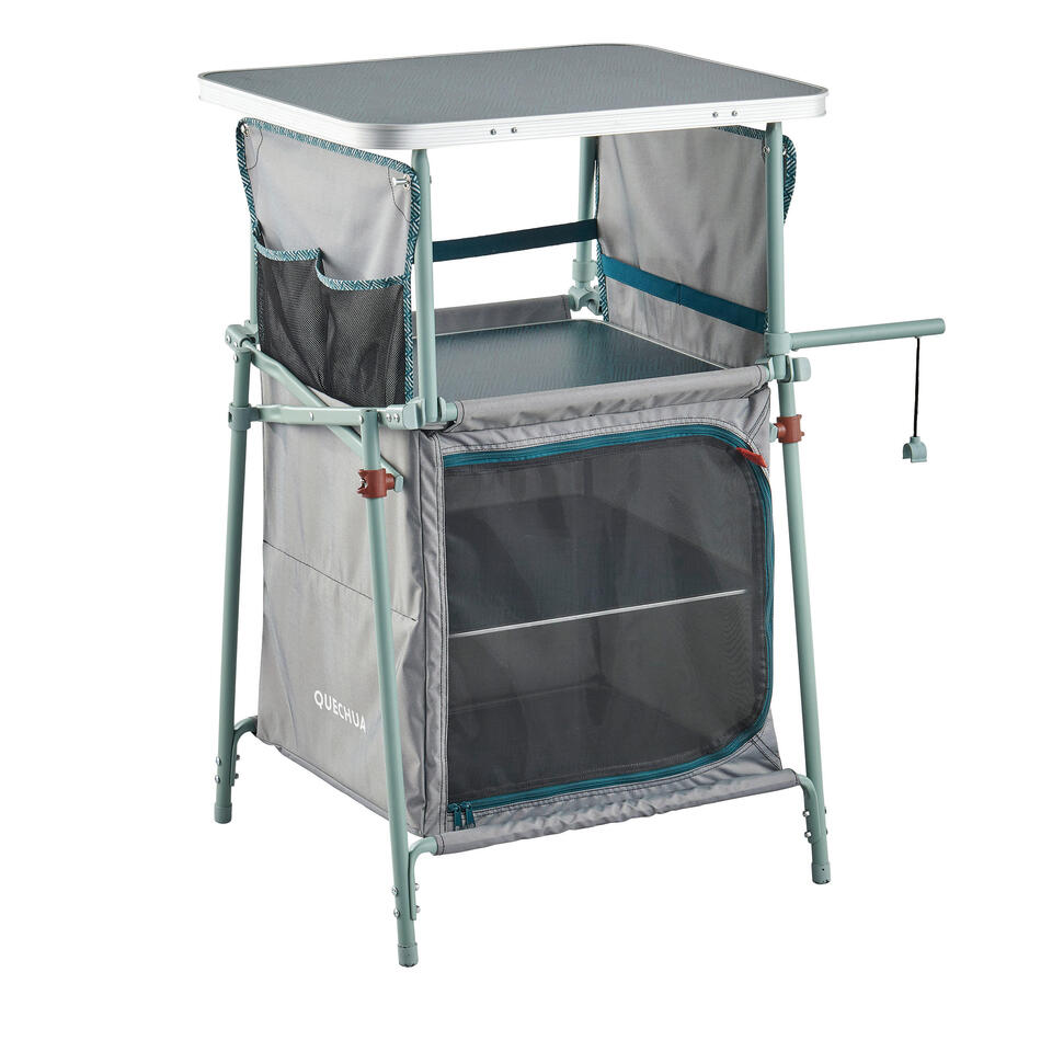 Mueble De Cocina Plegable Camping Quechua Verde Gris QUECHUA | Decathlon