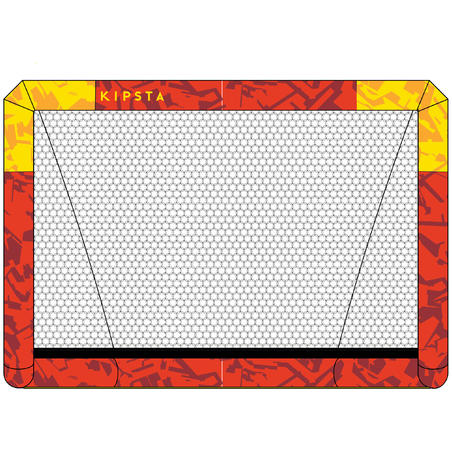 Inflatable Football Goal Air Kage - Red / Yellow