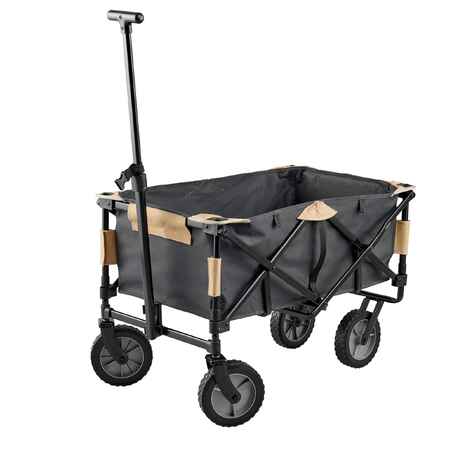 Carrito plegable para el transporte del material de camping tipo trolley 