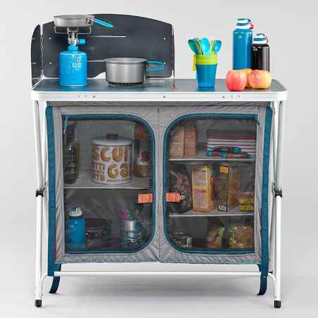 Folding Kitchen Cabinet Unit For Camping - Quechua