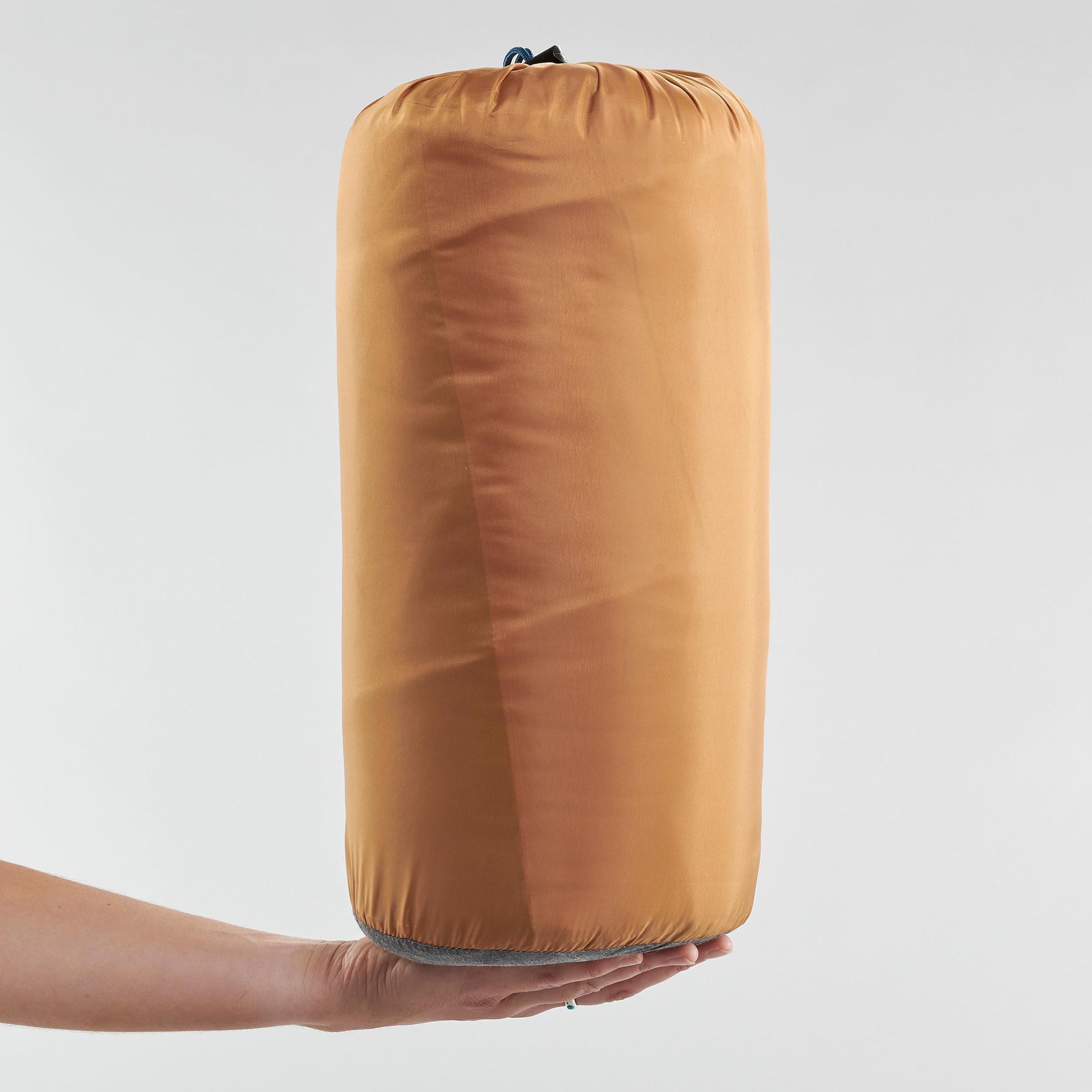 COTTON SLEEPING BAG FOR CAMPING - ARPENAZ 20° COTTON 3/7