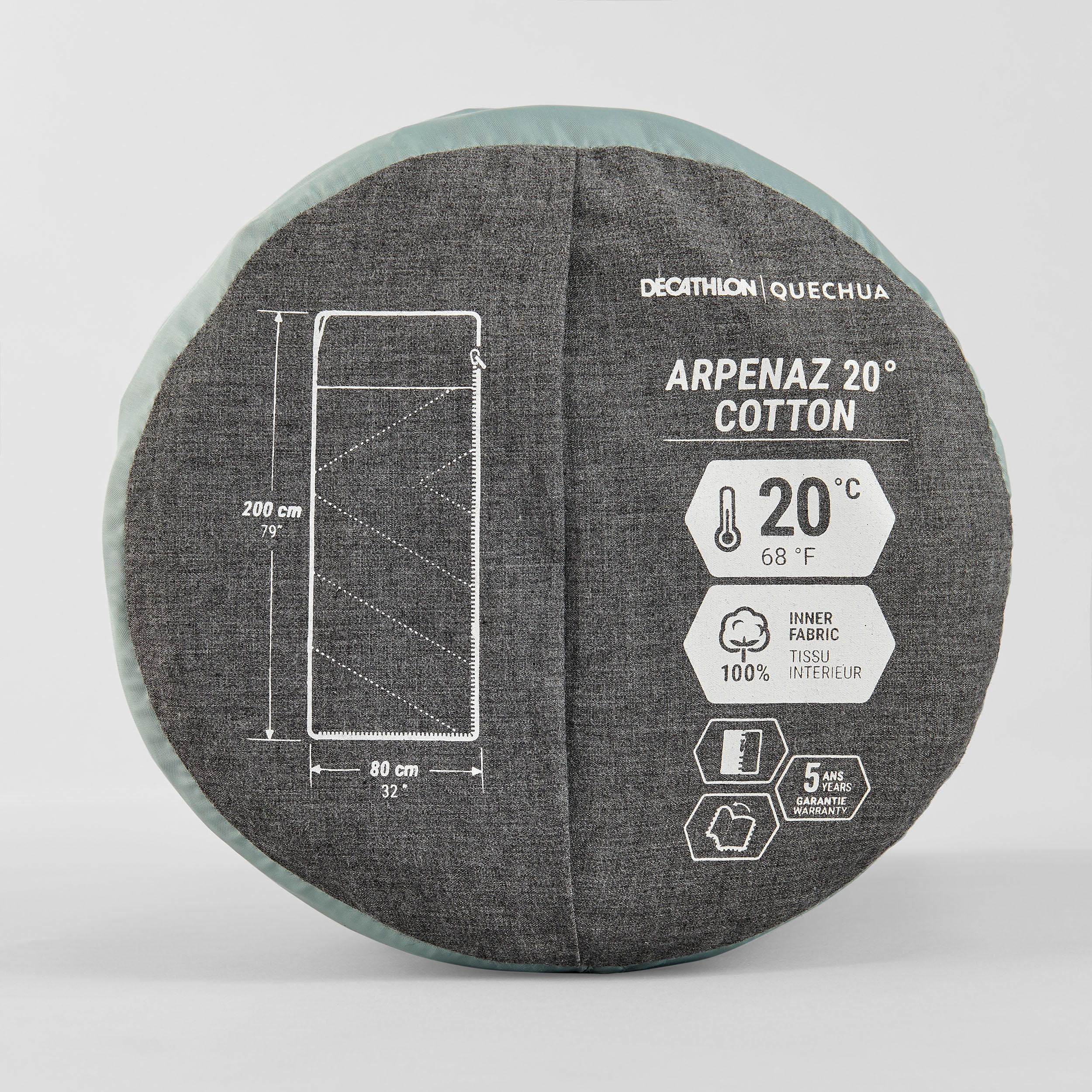 Arpenaz 20° Coton 