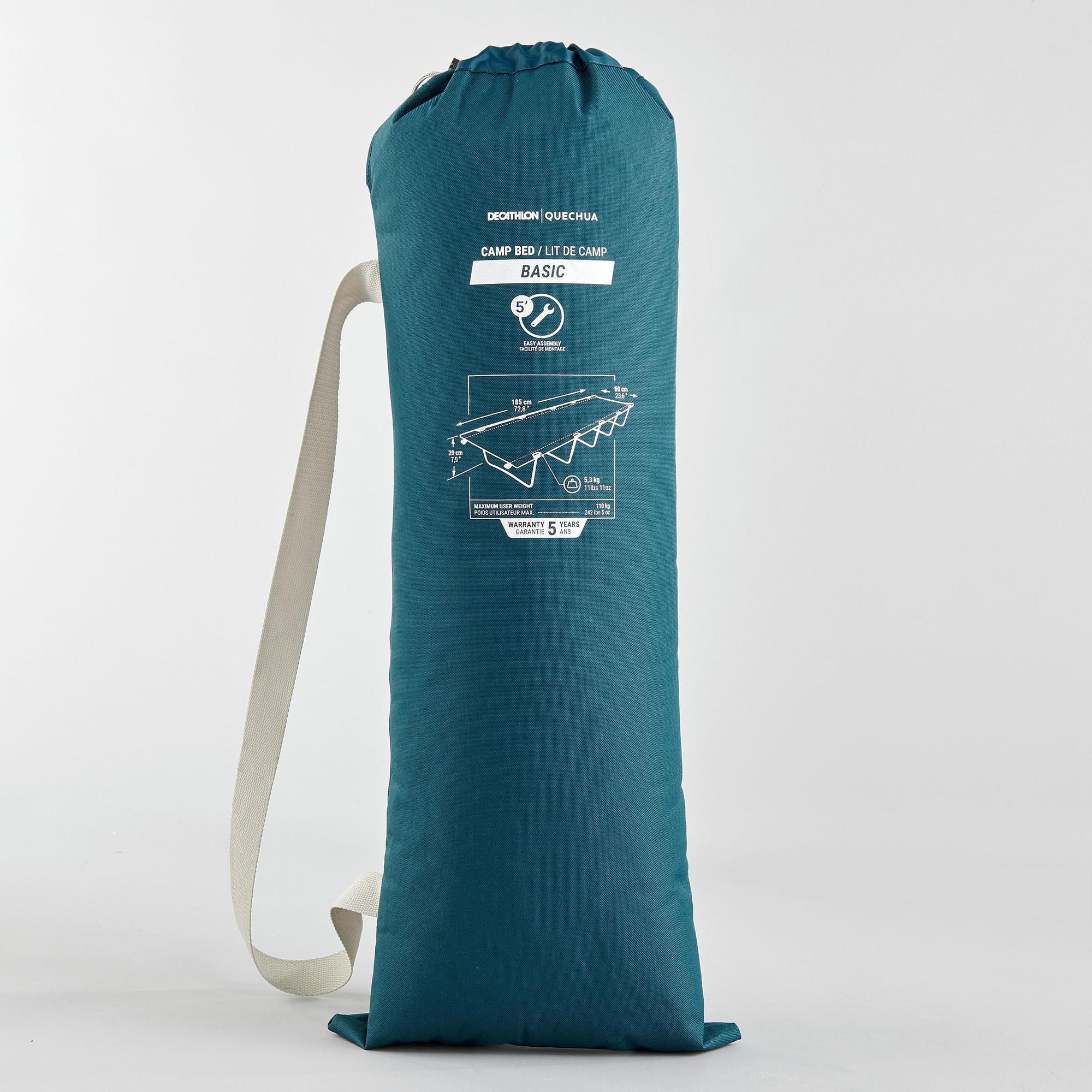 camp bed 60 decathlon
