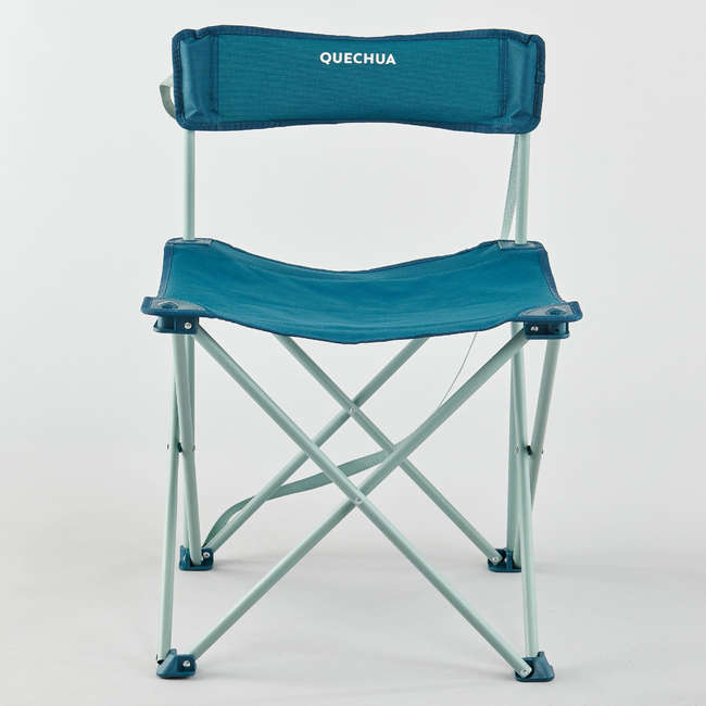 Katlanır Kamp Sandalyesi Mavi BASIC QUECHUA Decathlon