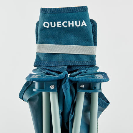 Silla para Camping Plegable Quechua Azul