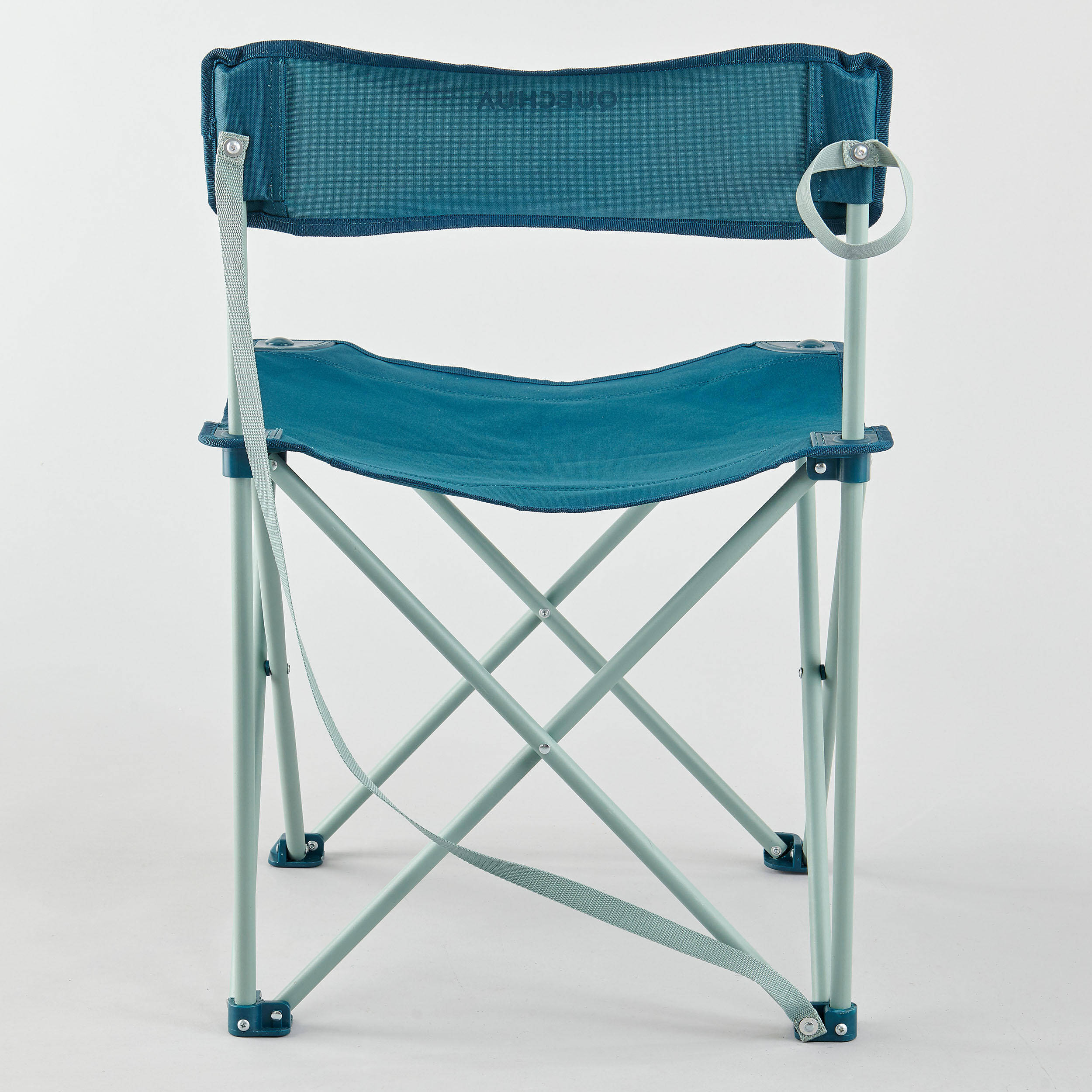 Camping Chair Foldable Compact Supports up to 110 Kg - Blue -  4