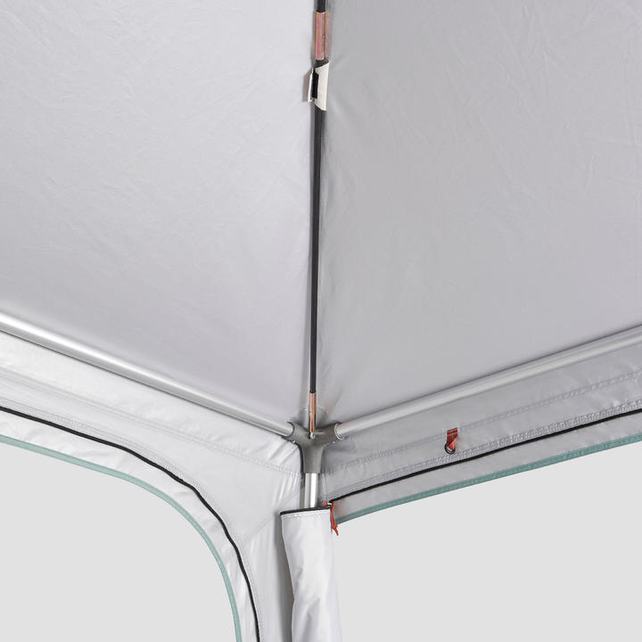 Camping Living Room with Poles Arpenaz Base Fresh 10Person QUECHUA