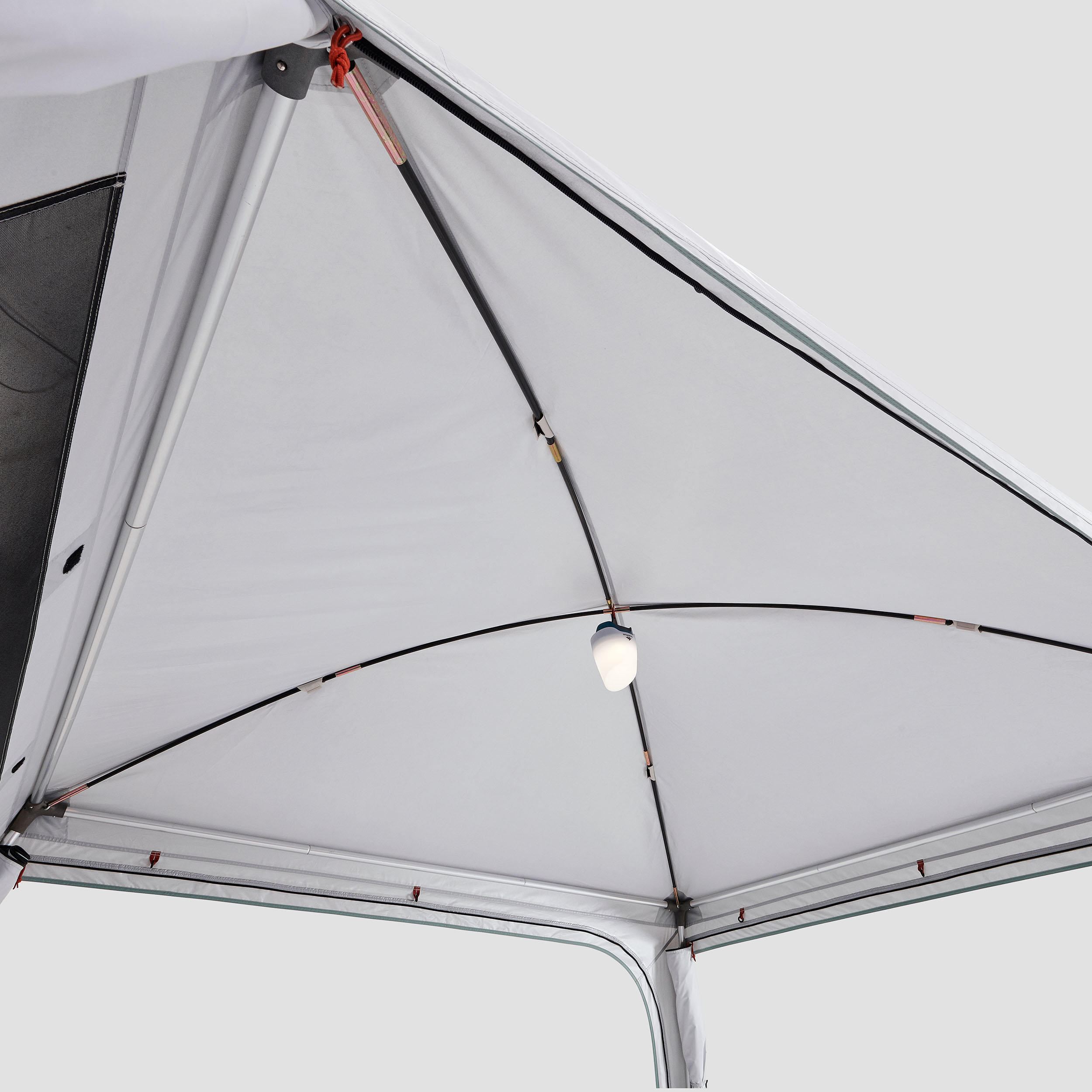 Camping Shelter with Poles 10-Person, Arpenaz Base Fresh - QUECHUA