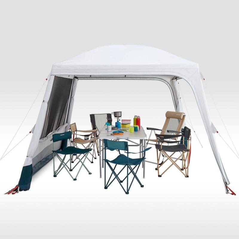 10 Kişilik Gazebo Kamp Gölgeliği - 3x3M - Arpenaz Base Fresh