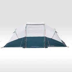 Camping tent with poles - Arpenaz 4.2 F&B - 4 Person - 2 Bedrooms