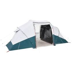 Tenda Camping dengan rangka Arpenaz 4.2 F&B - 4 Orang 2 Ruang tidur