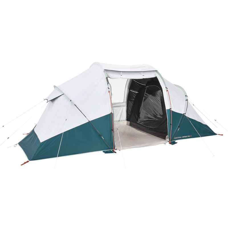 Familienzelt Stangenaufbau Fresh & Black - Arpenaz 4.2 für 4 Personen 2 Kabinen