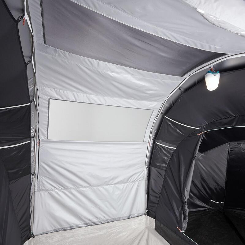 Familienzelt Stangenaufbau Fresh & Black - Arpenaz 4.2 für 4 Personen 2 Kabinen