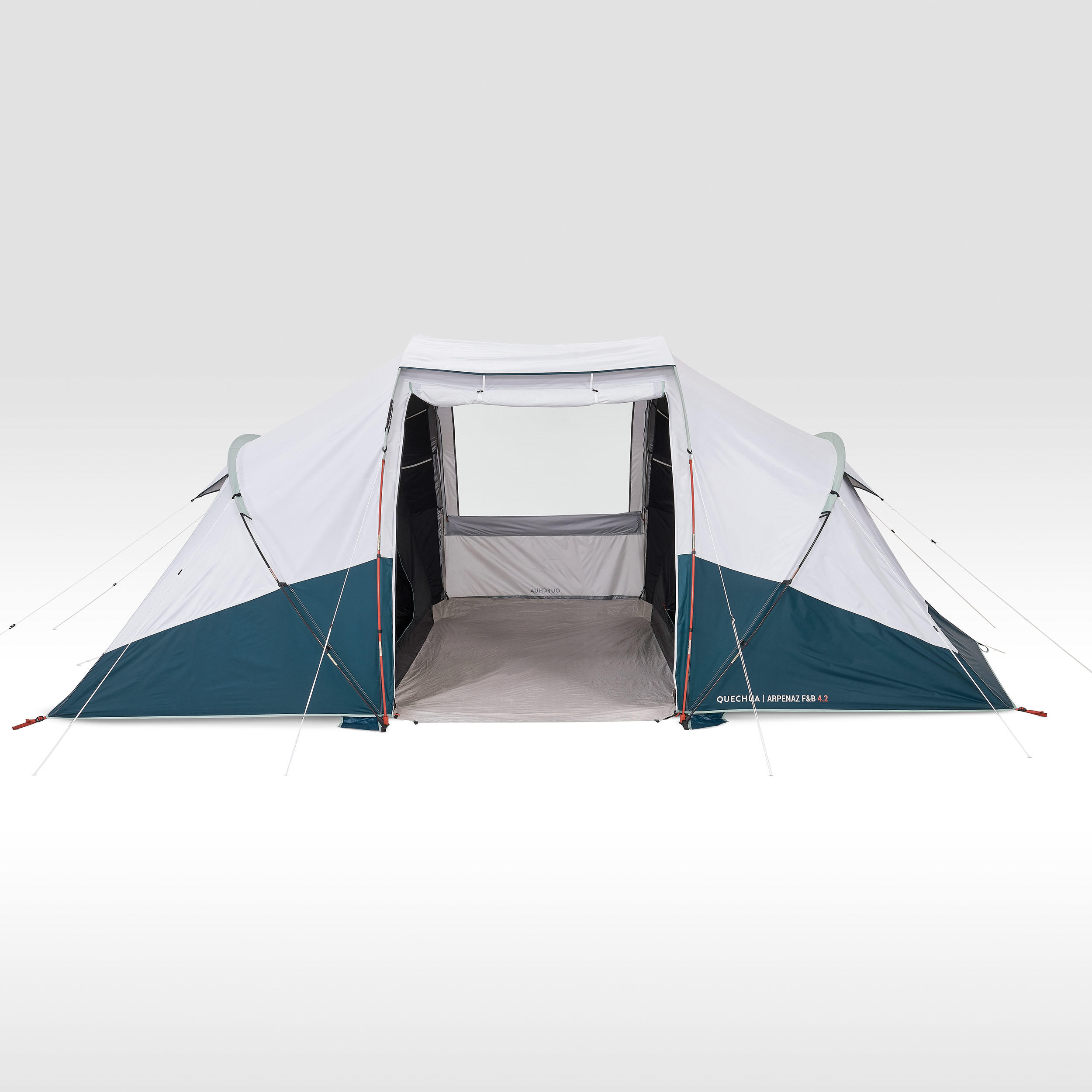 Camping tent with poles Arpenaz 4.2 F B 4 Person 2 Bedrooms