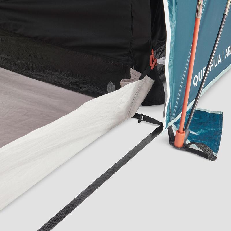 Familienzelt Stangenaufbau Fresh & Black - Arpenaz 4.2 für 4 Personen 2 Kabinen