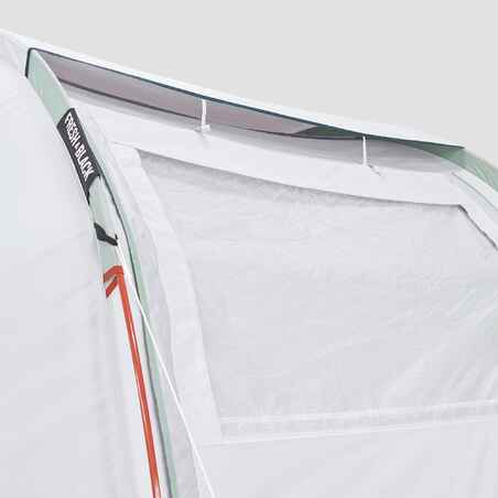 Camping tent with poles - Arpenaz 4.2 F&B - 4 Person - 2 Bedrooms