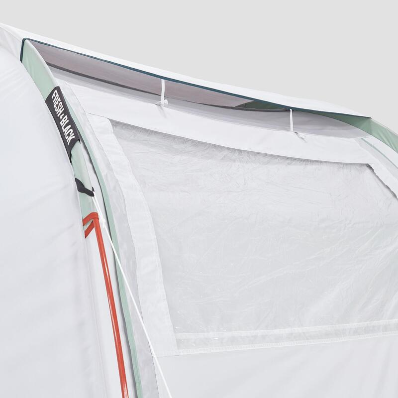 Cort de camping 4 persoane 2 camere, Fresh & Black, Arpenaz 4.2