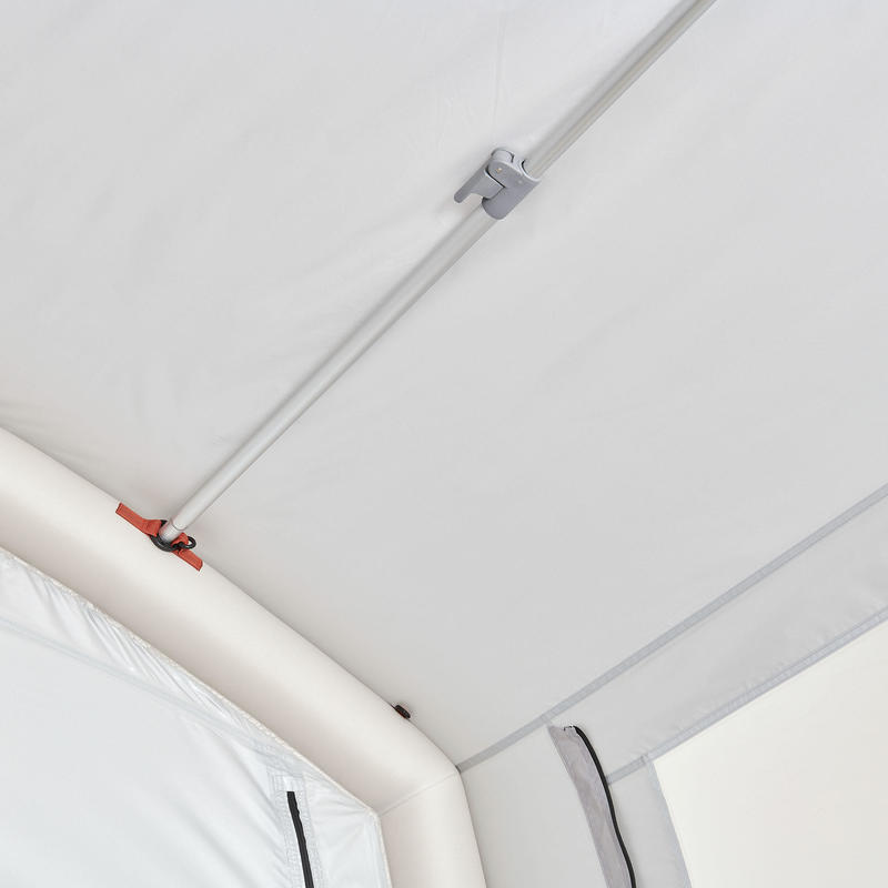 6 person inflatable camping shelter Air Seconds Base Connect Decathlon