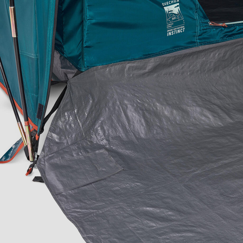 Carpa familiar impermeable para 4 personas 2 habitaciones Arpenaz 4.2