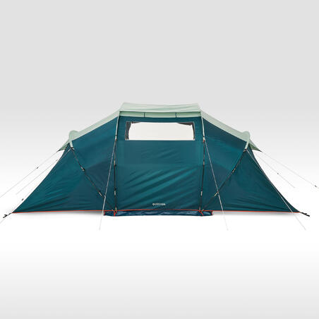 Four-Person Camping Tent with Poles