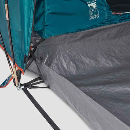 Camping Tent with Poles Arpenaz 4.2 4 People 2 Bedrooms