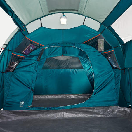 Four-Person Camping Tent with Poles