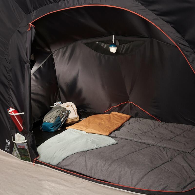 Tienda camping hinchable AIR SECONDS 4.2 FRESH&BLACK | 4 2 Habitaciones | Decathlon
