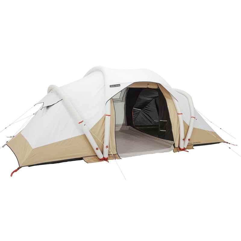 Familienzelt aufblasbar Fresh & Black - Air Seconds 4.2 für 4 Personen 2 Kabinen