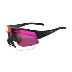 Lunettes de vélo adulte ROADR 900 catégorie 3 HIGH DEFINITIO noires +verres cat0