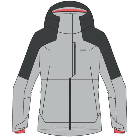 Жіноча куртка FR100 для фрирайду - Сіра
