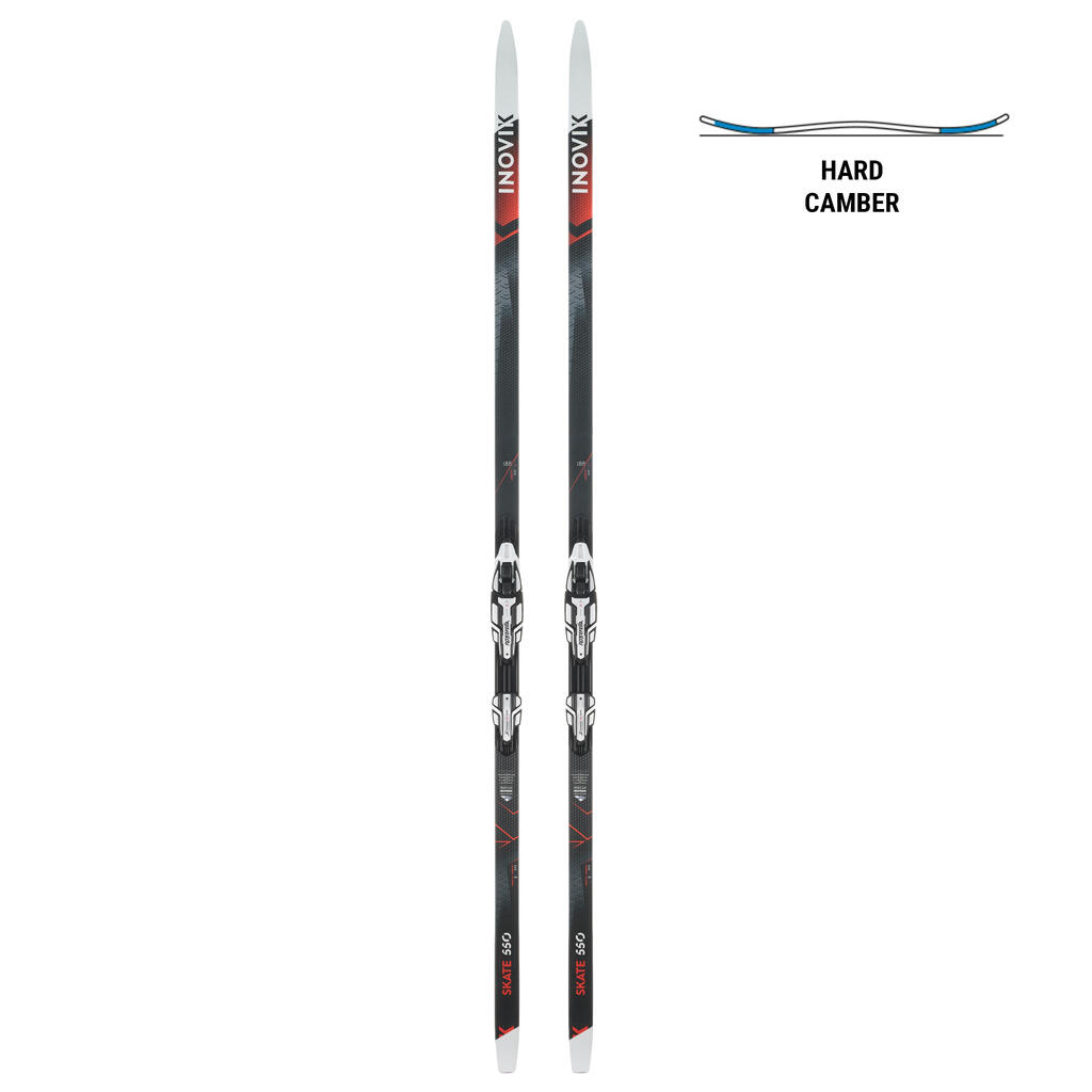 Pieaugušo distanču slēpes “550” ar Rottefella Xcelerator stiprinājumiem