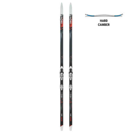 AD cross-country skis HARD camber skating 550+Rottefella Xcelerator Pro bindings