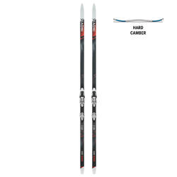 Ski de fond skating 550 cambre HARD adulte + Fixation Rottefella Xcelerator