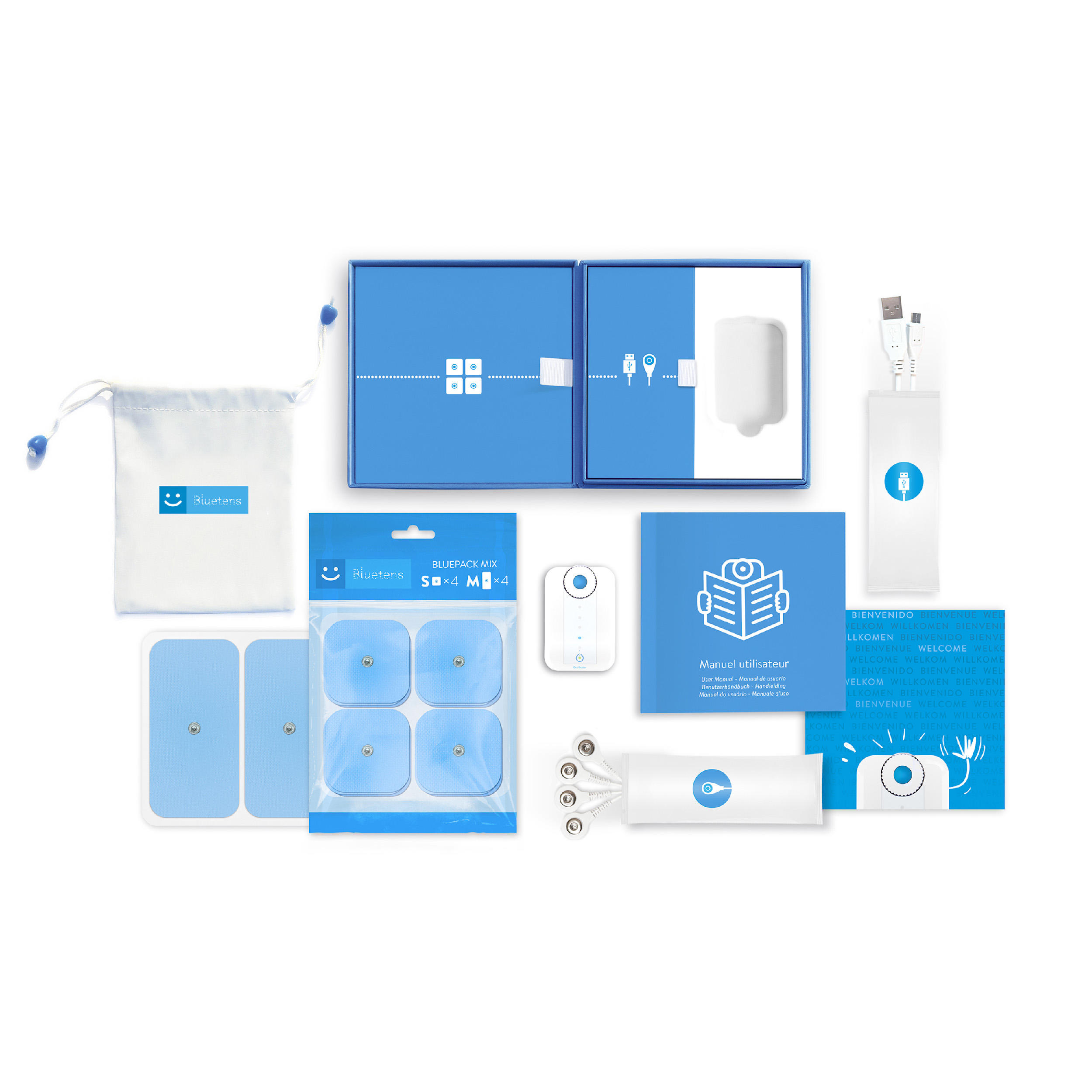 Electroestimulador Muscular BLUETENS 5/6