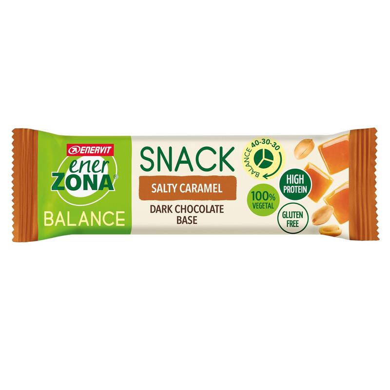 BARRETTA PROTEICA ENERZONA SNACK 40-30-30 GUSTO SALTY CARAMEL GLUTEN FREE 25G