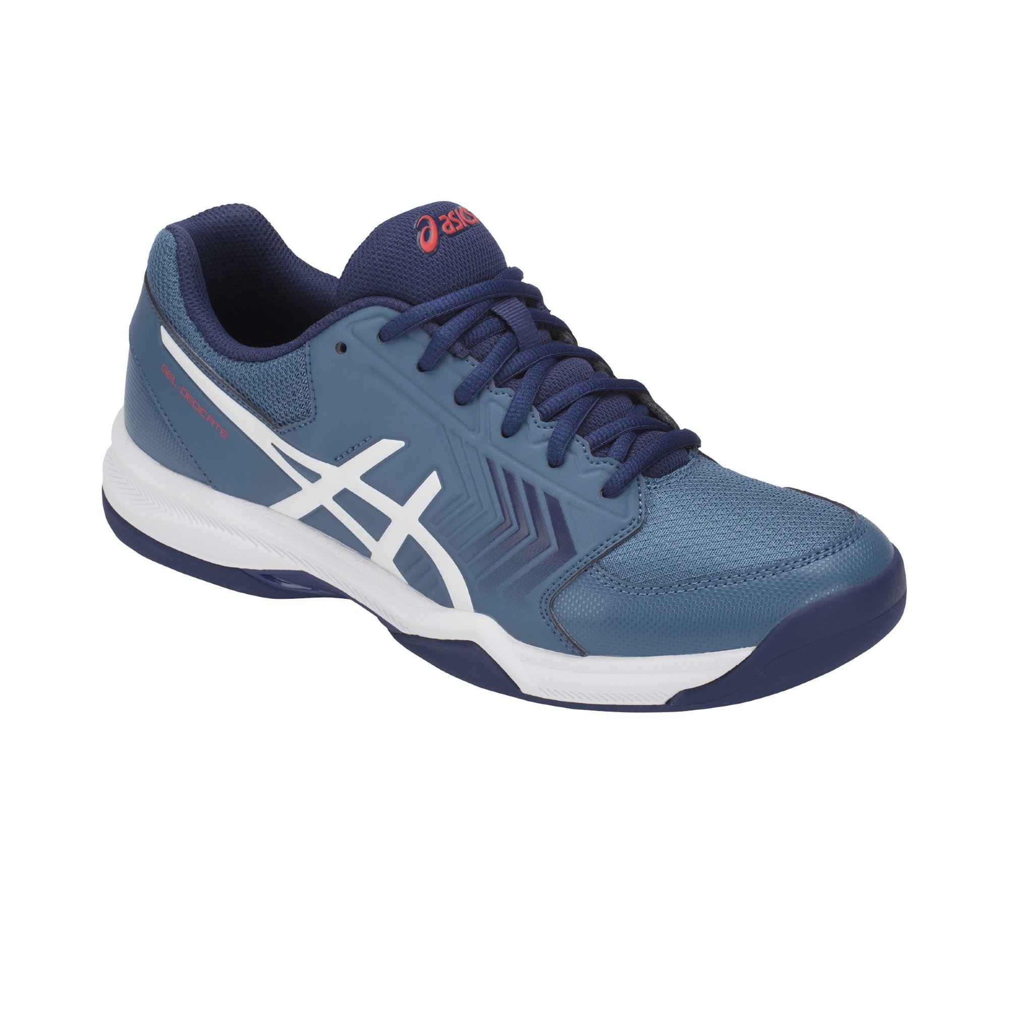 Scarpe tennis uomo GEL DEDICATE azzurre ASICS | DECATHLON