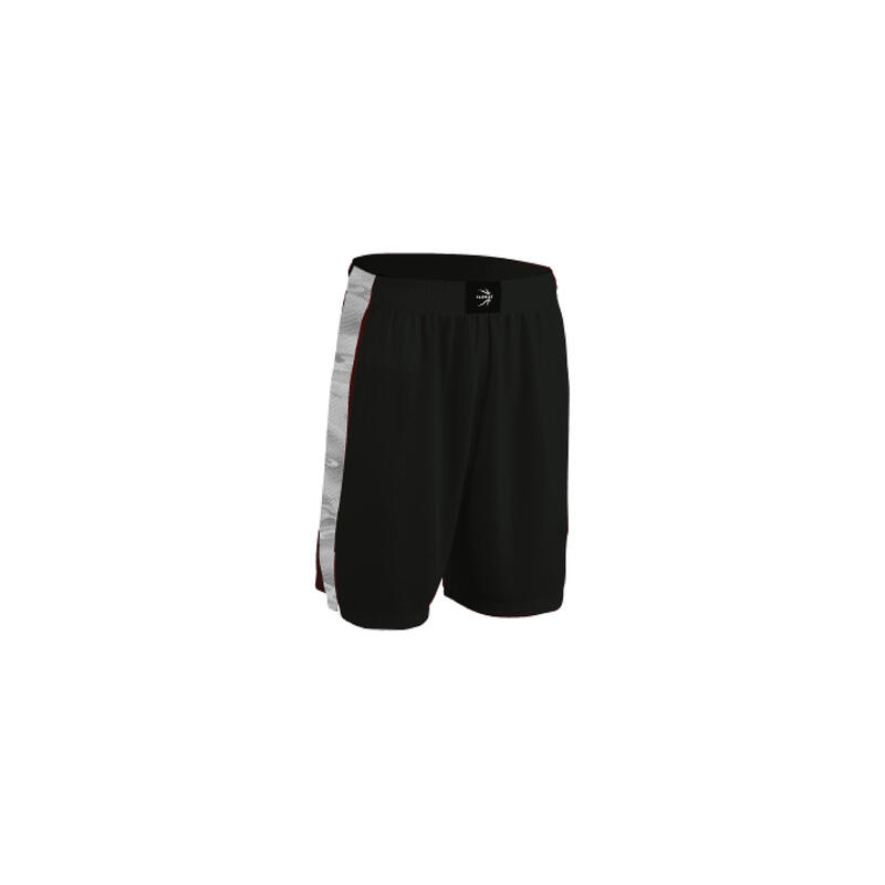 男款籃球運動短褲SH500－黑灰配色