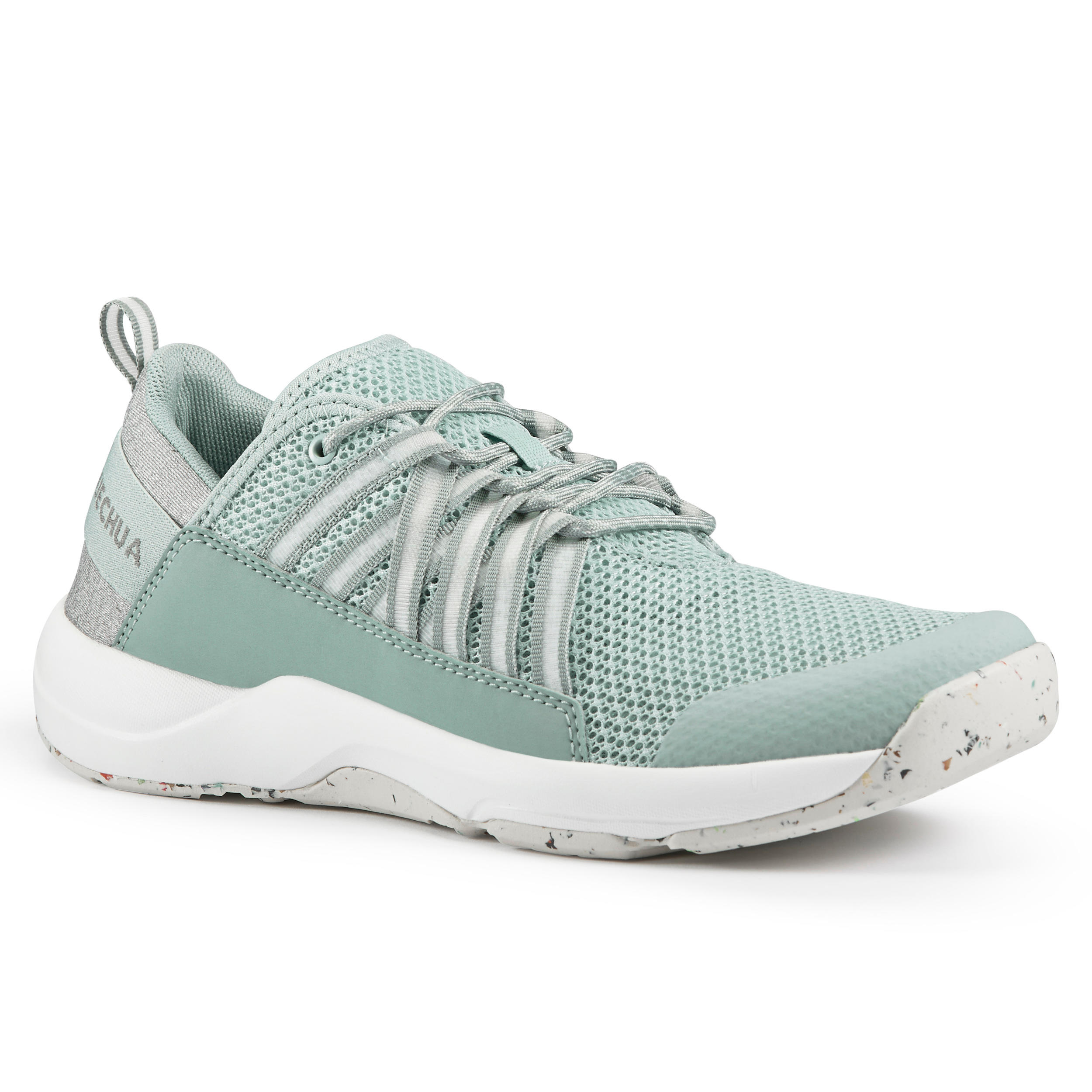 QUECHUA Scarpe trekking donna NH500 FRESH | verde oliva